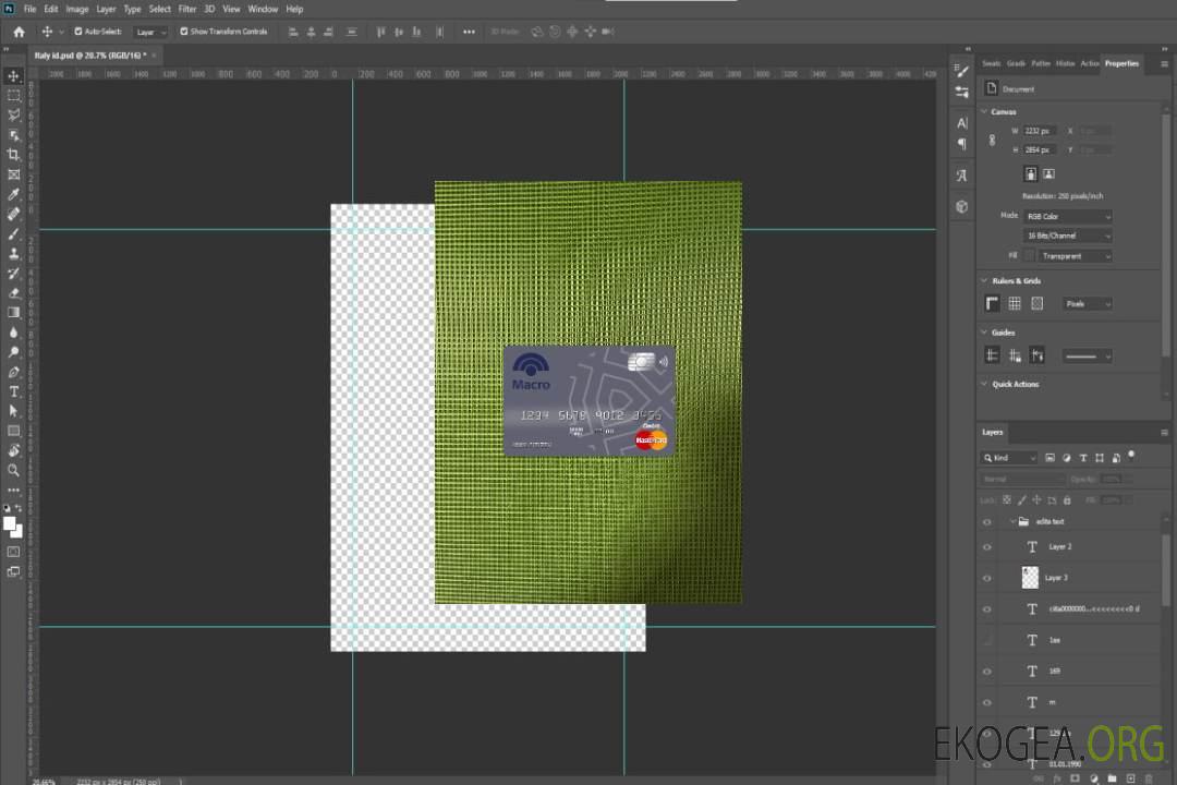 Argenitina Banco Macro S.A banque master card photolook recto template Argenitina Banco Macro S.A banque master card photolook recto template